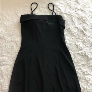 Black cocktail dress